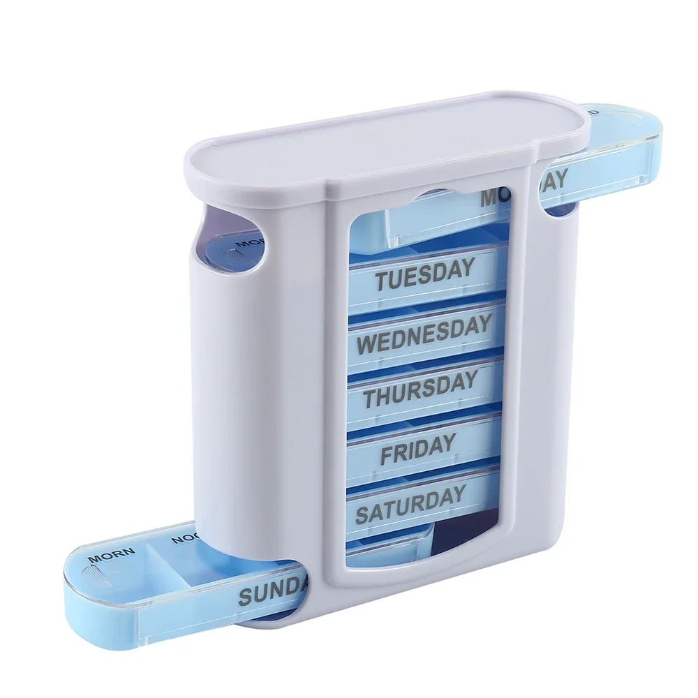 7 Day Pill Organizer Medicine Box 11