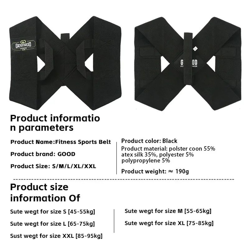 Adjustable Back Posture Corrector Belt 1