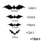 Hanging Flying Bats Halloween Decor Set 2