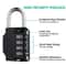 4 Digit Resettable Combination Padlock 1
