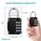4 Digit Resettable Combination Padlock 2