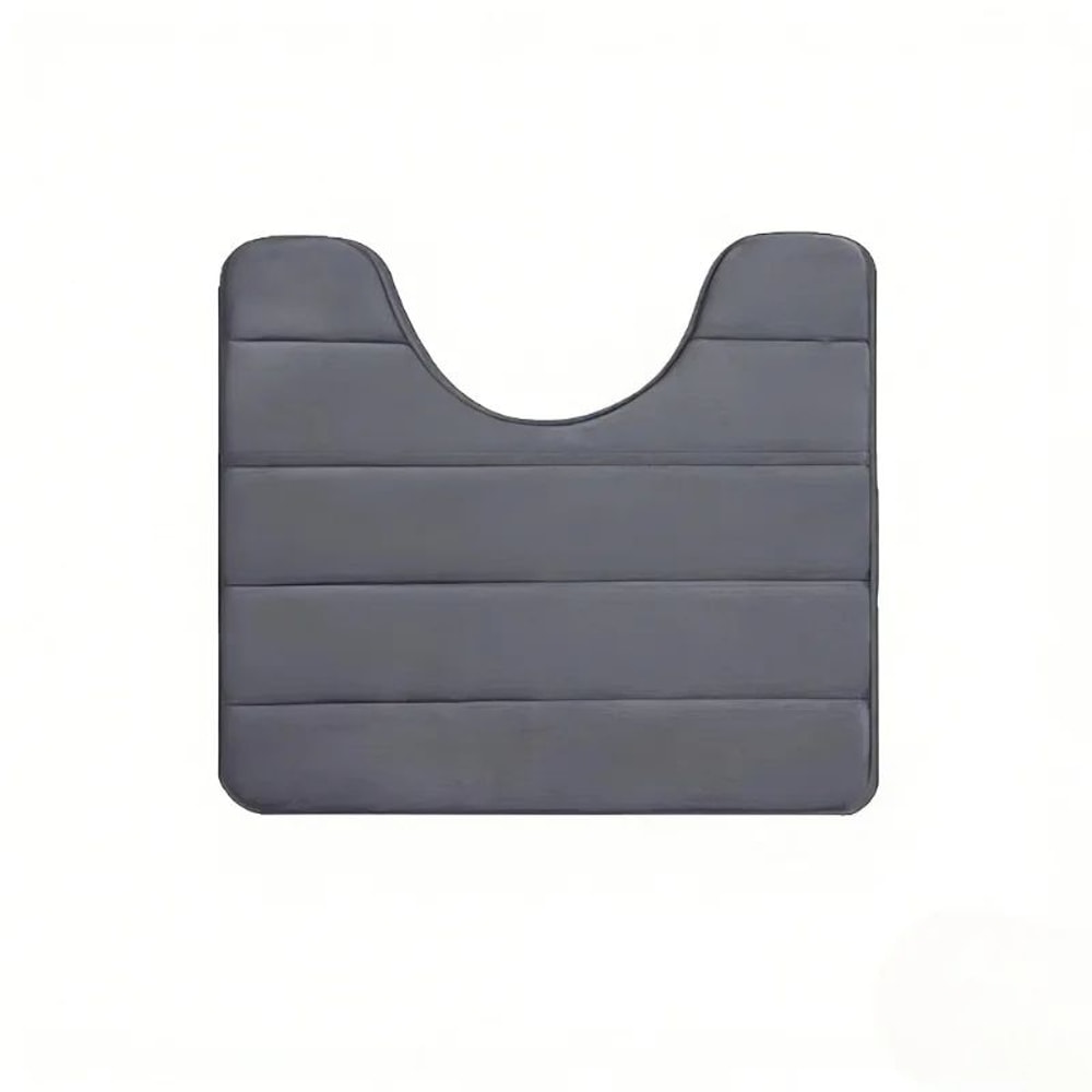 U Shaped Memory Foam Toilet Mat 13