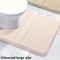 U Shaped Memory Foam Toilet Mat 14