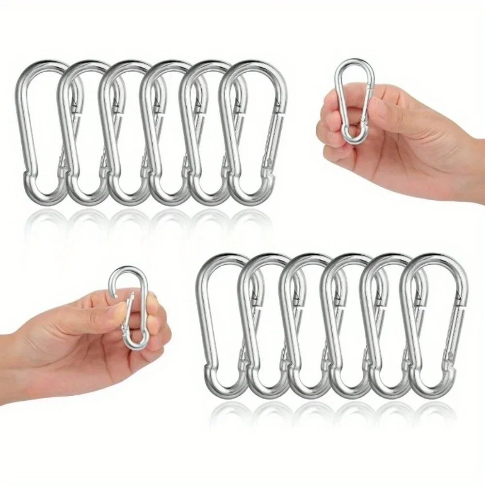 Stainless Steel Carabiner Clip Set 0