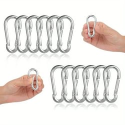 stainless steel carabiner clip set