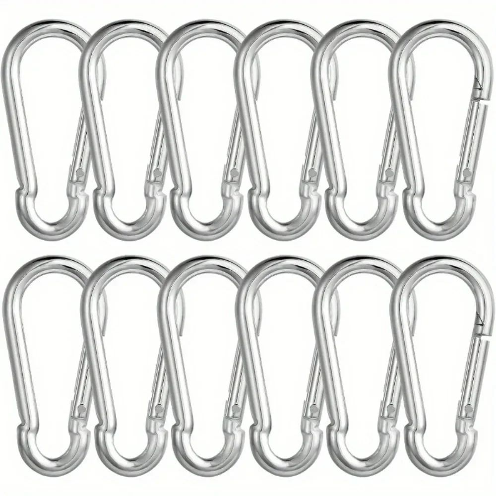 Stainless Steel Carabiner Clip Set 3