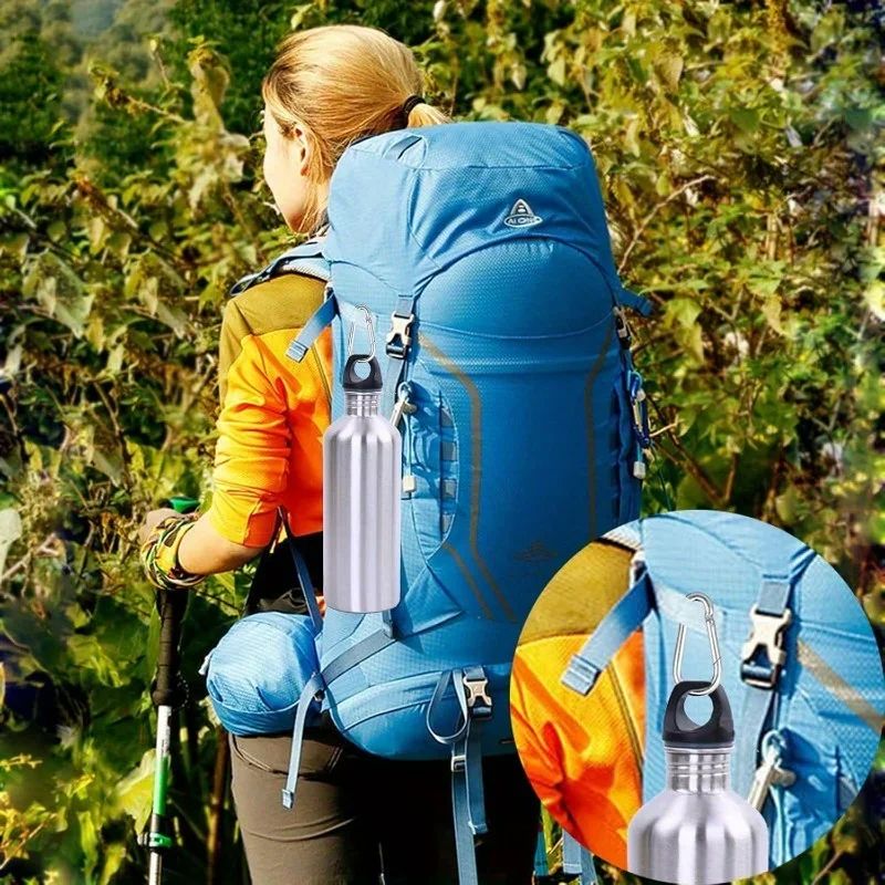 Stainless Steel Carabiner Clip Set 6