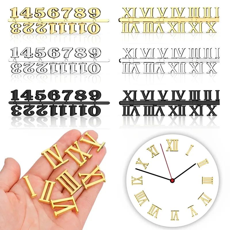 Roman Numeral Clock Repair Parts Set 0