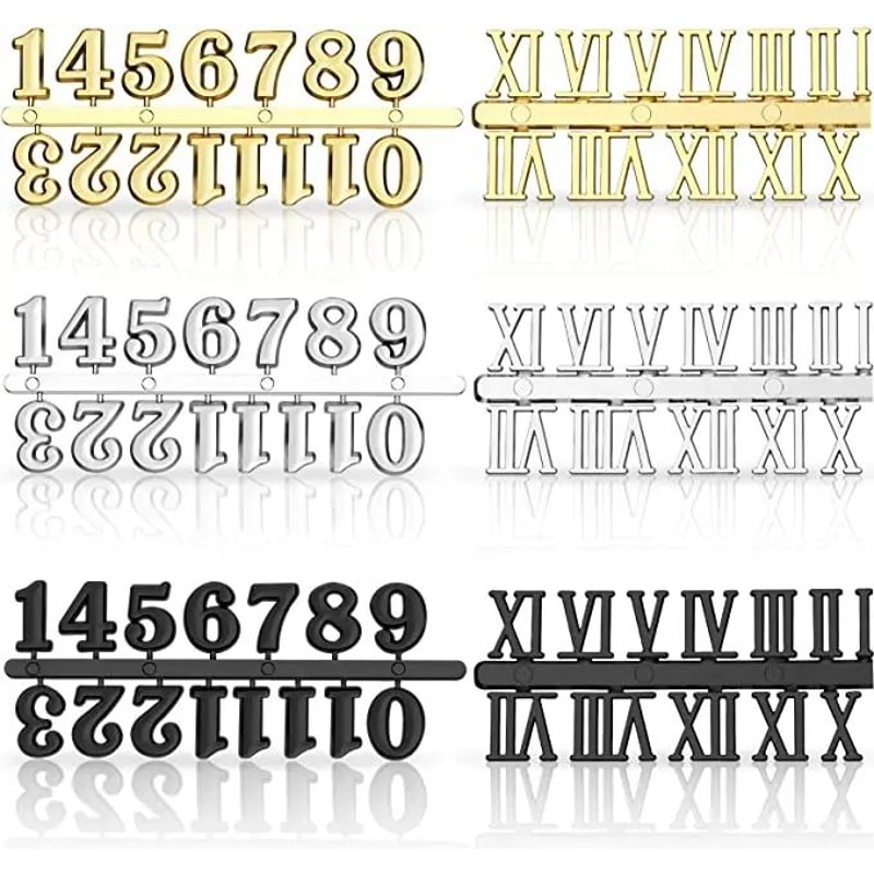 Roman Numeral Clock Repair Parts Set 9