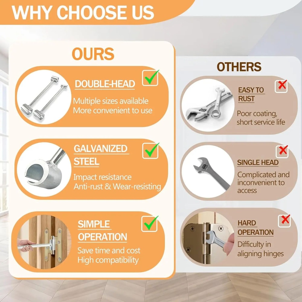 Adjustable Hinge Gap Repair Wrench 9