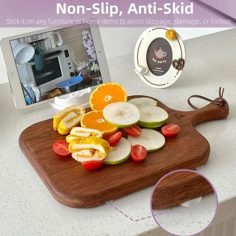 Clear Self Adhesive Rubber Door Bumpers 4