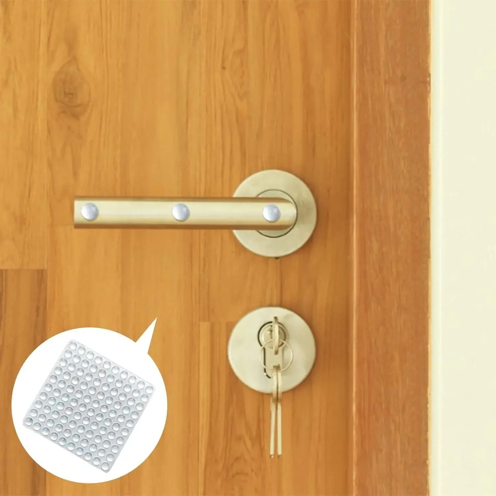 Clear Self Adhesive Rubber Door Bumpers 6