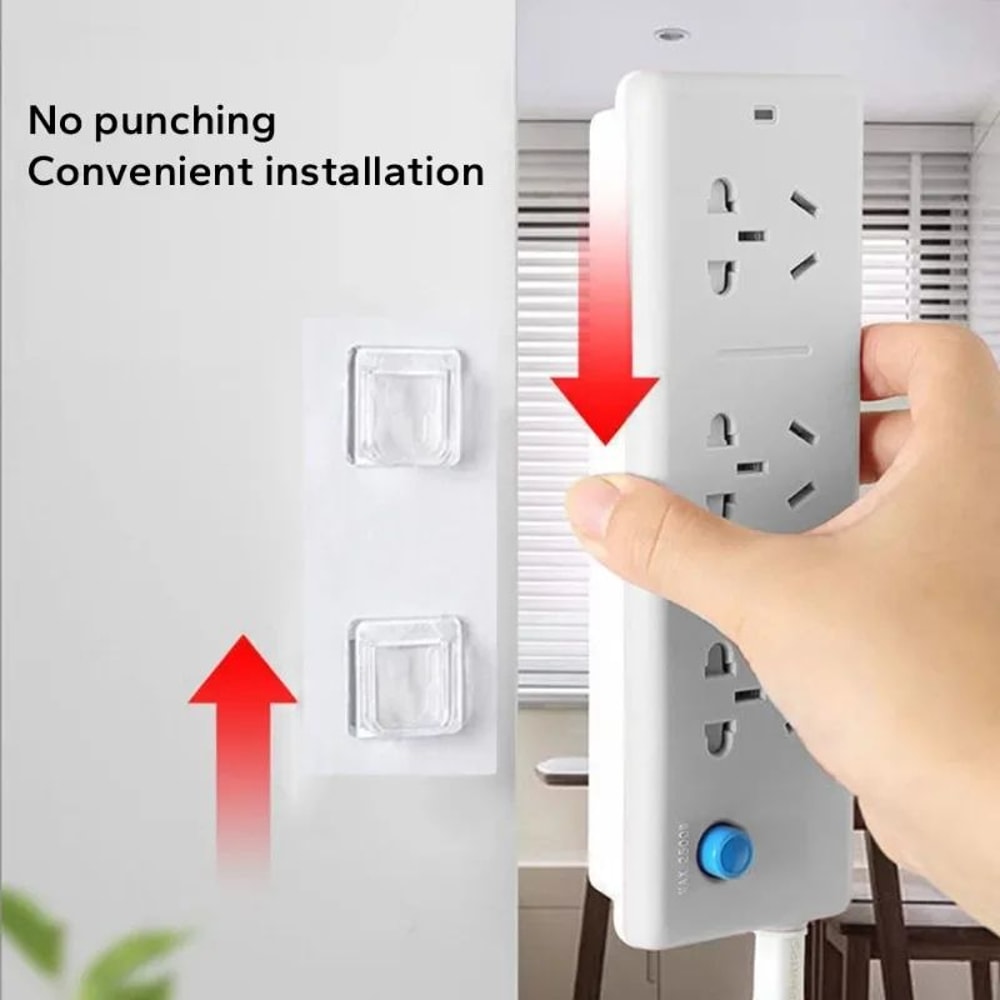 Transparent Double Sided Wall Hooks 1