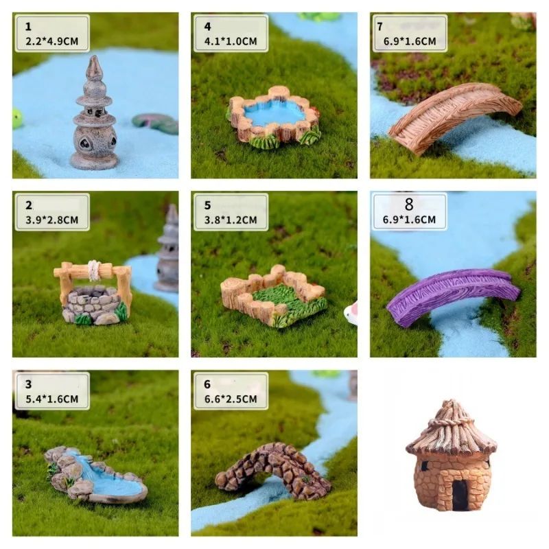 Miniature Fairy Garden Ornament Set 9