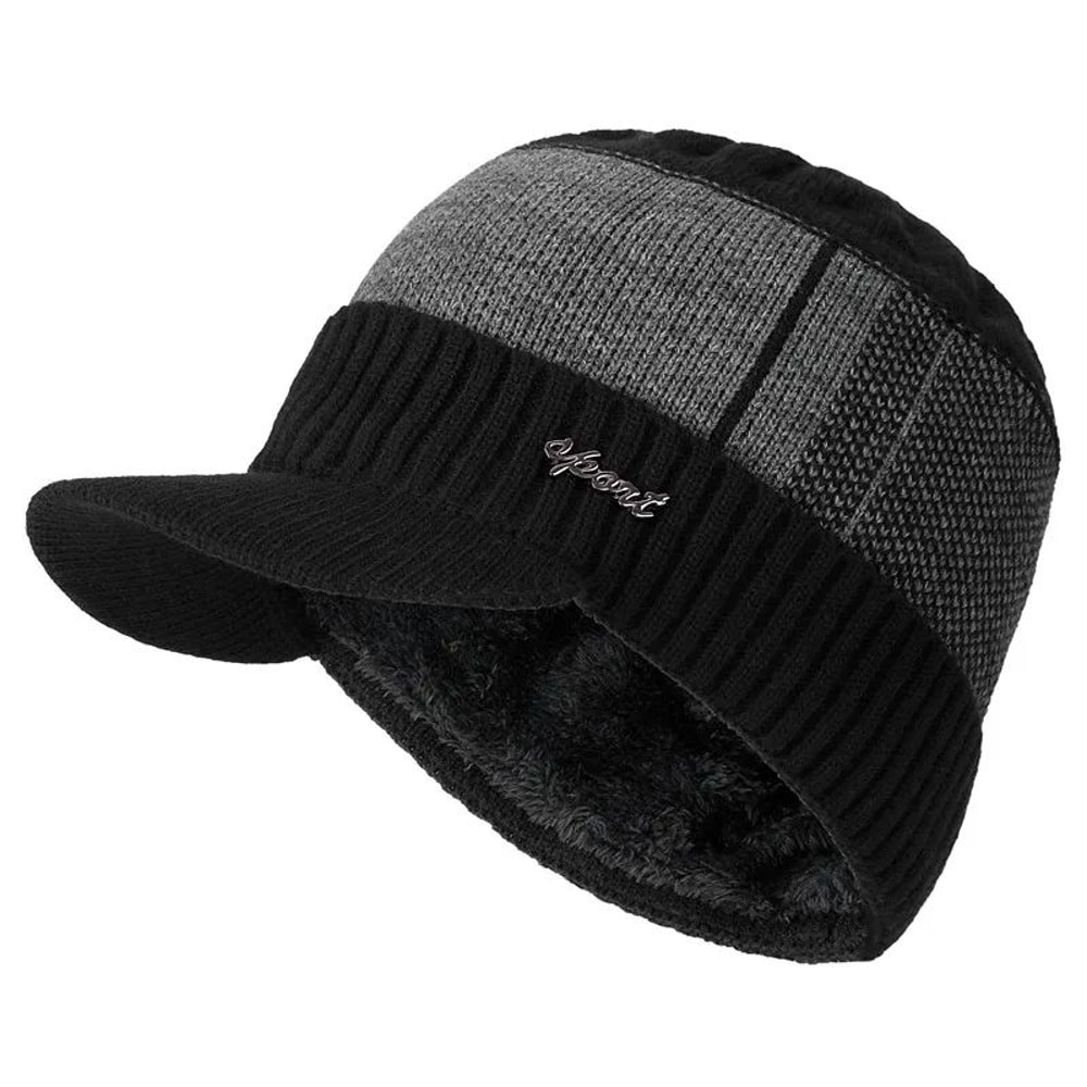 Fur Lined Winter Beanie Hat 15