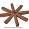 Folding Wooden Trivet Hot Dish Mat 8