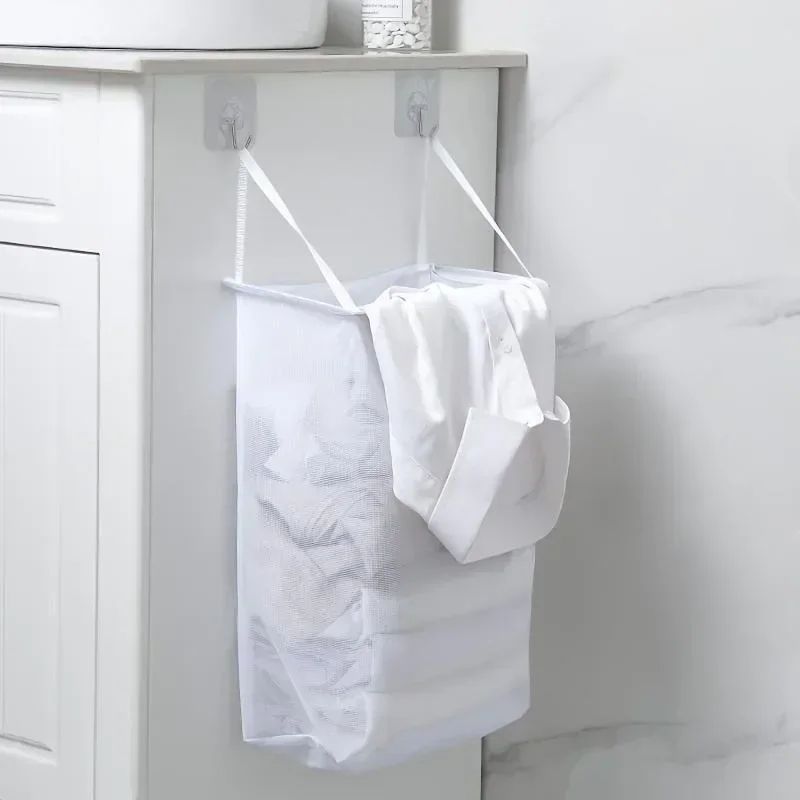 Foldable Wall Mounted Laundry Basket 2