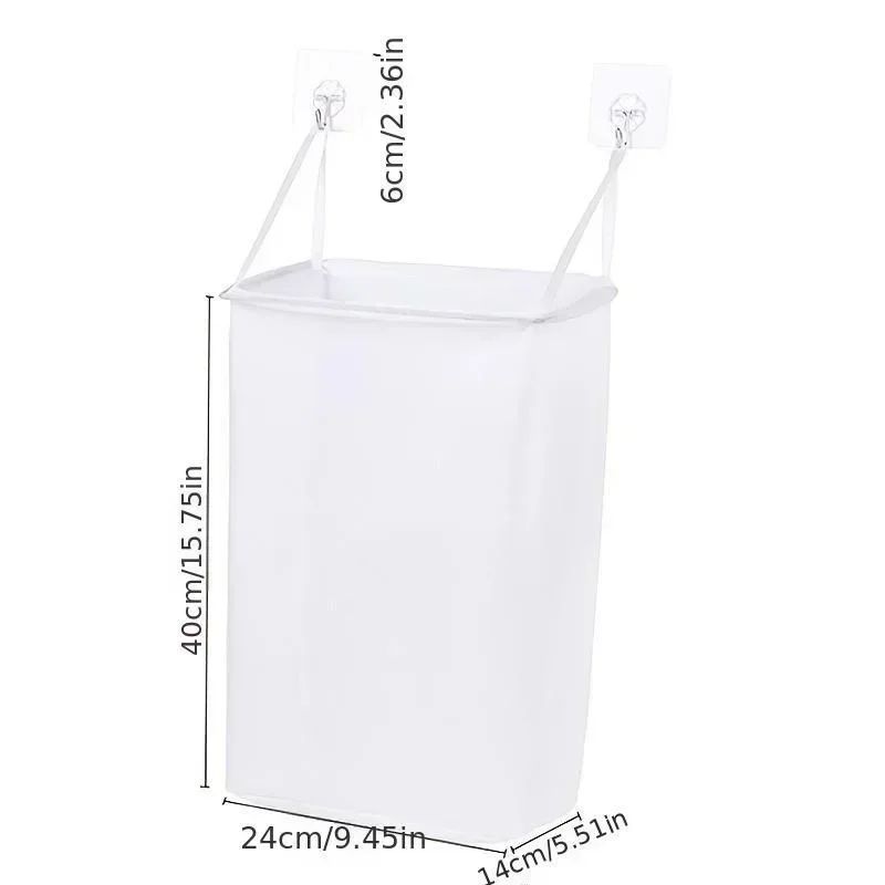 Foldable Wall Mounted Laundry Basket 5