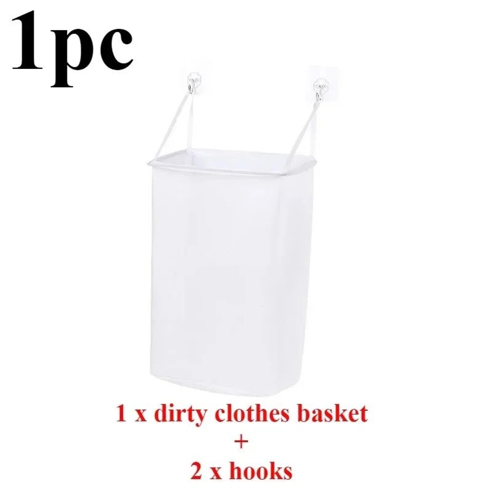Foldable Wall Mounted Laundry Basket 6