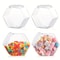 850ml Clear Hexagonal Food Storage Jar 1