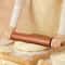 Classic Wooden Rolling Pin With Handles 0