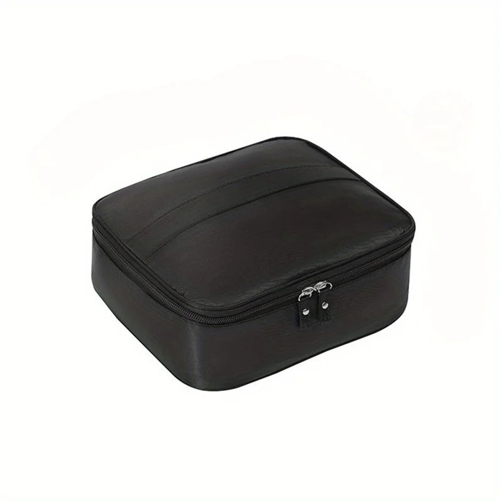 Black Travel Makeup Organizer Cosmetic Bag 6