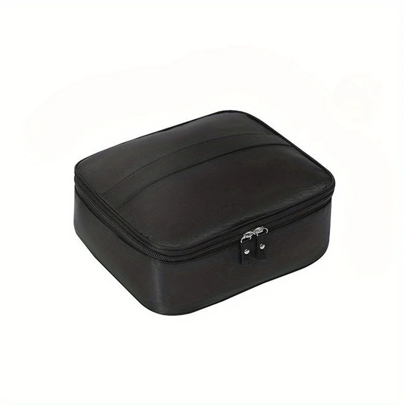 Black Travel Makeup Organizer Cosmetic Bag 6