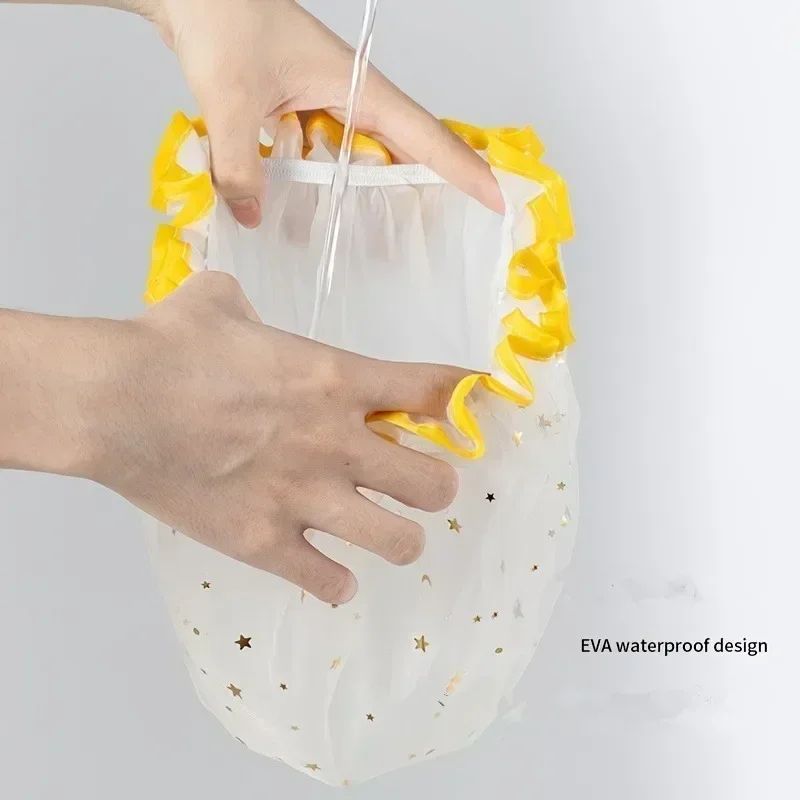 Reusable Waterproof Shower Cap Set 2