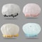 Reusable Waterproof Shower Cap Set 5