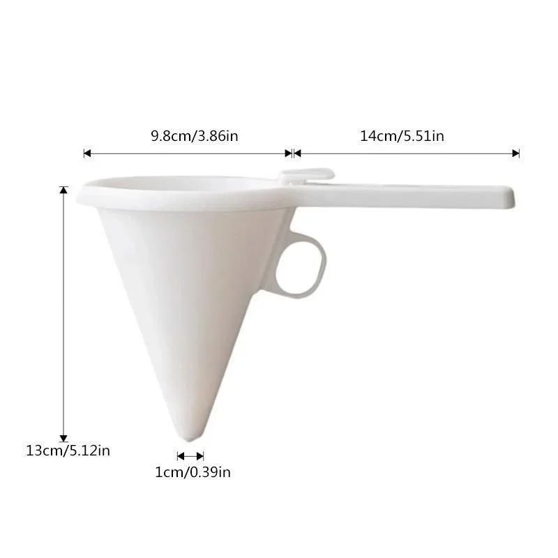 Adjustable Handheld Baking Funnel Dispenser 9