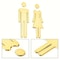 Men And Women Toilet Door Sign Set 2