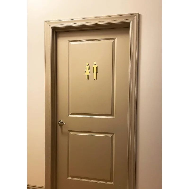 Men And Women Toilet Door Sign Set 3