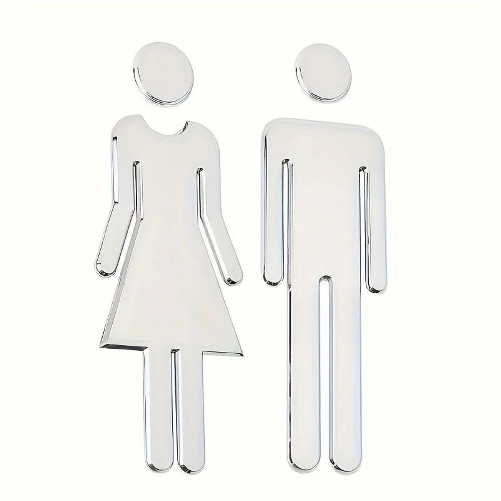 Men And Women Toilet Door Sign Set 9