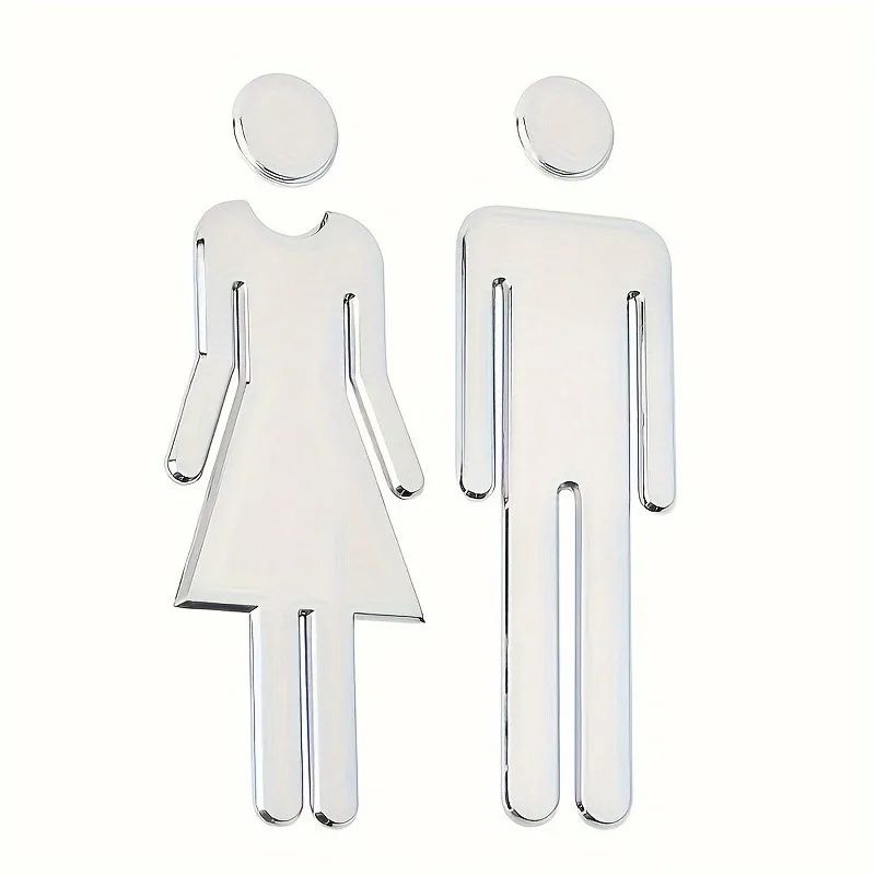 Men And Women Toilet Door Sign Set 9