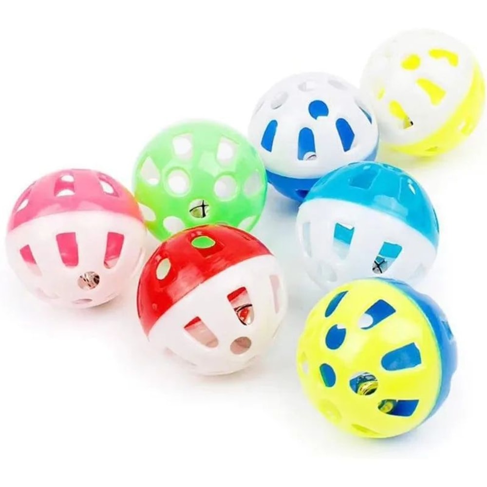 Cat Toy Jingle Ball Set With Bells 3