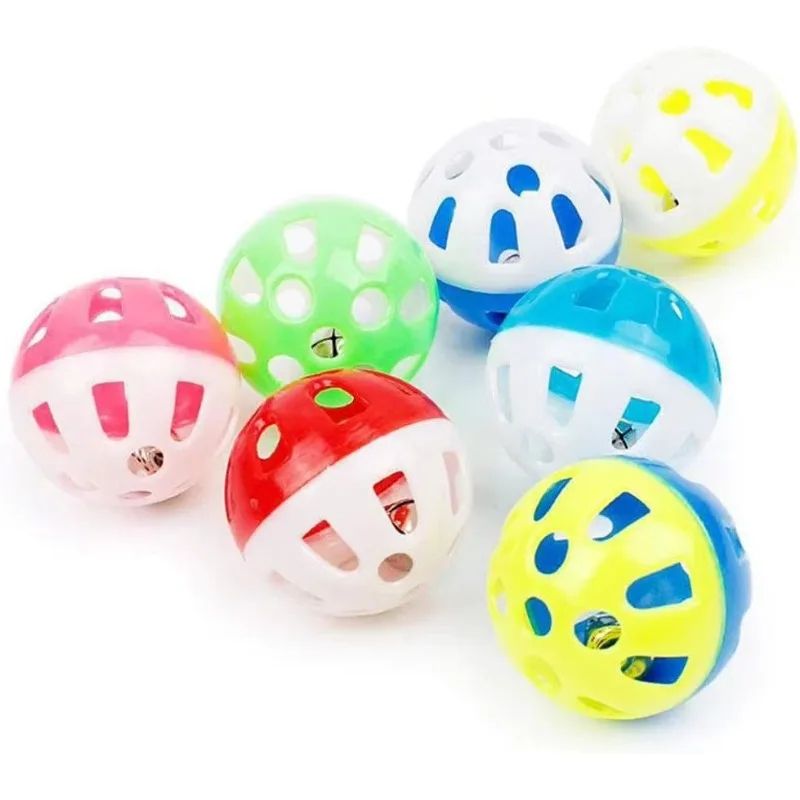 Cat Toy Jingle Ball Set With Bells 3