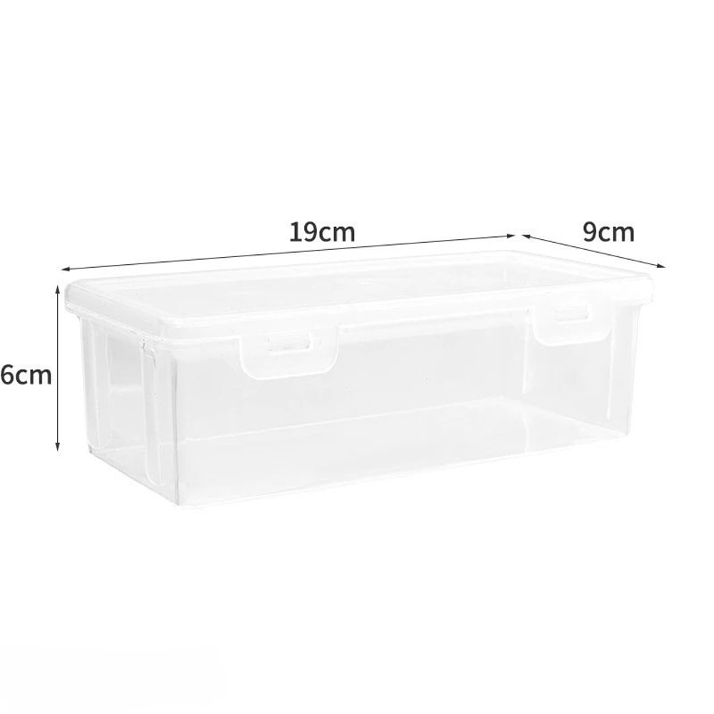 Translucent Large Capacity Pencil Case Set 6