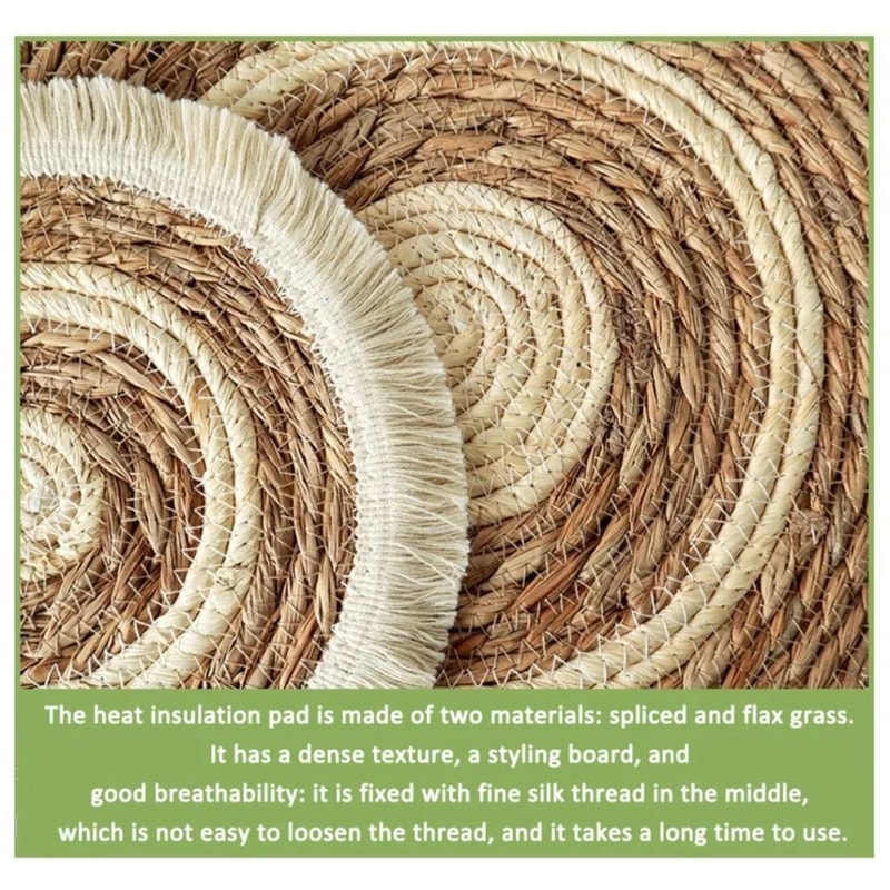 Bohemian Tassel Woven Placemat 9