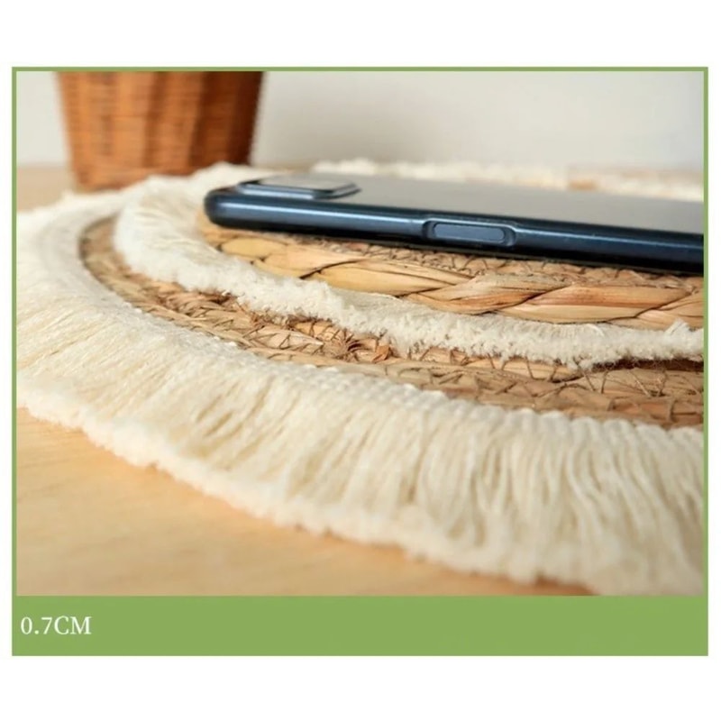 Bohemian Tassel Woven Placemat 11