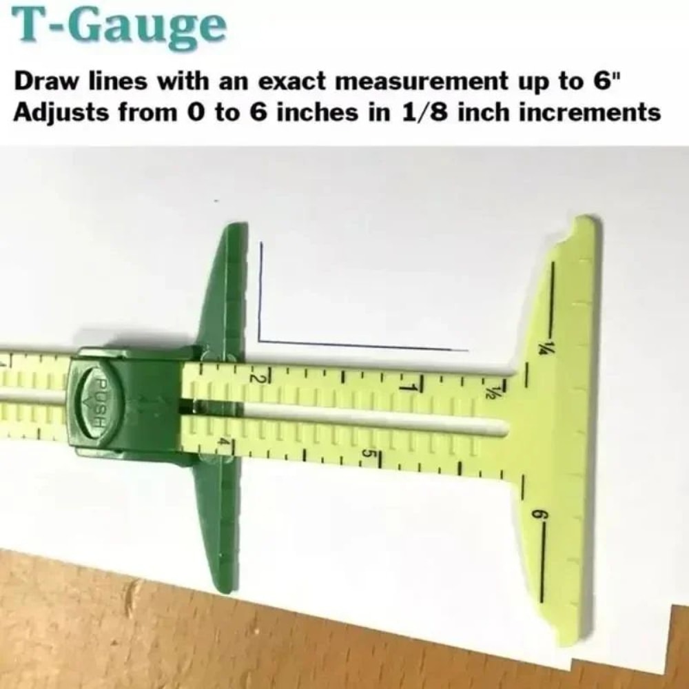 Multifunction Sliding Gauge Measuring Ruler 5