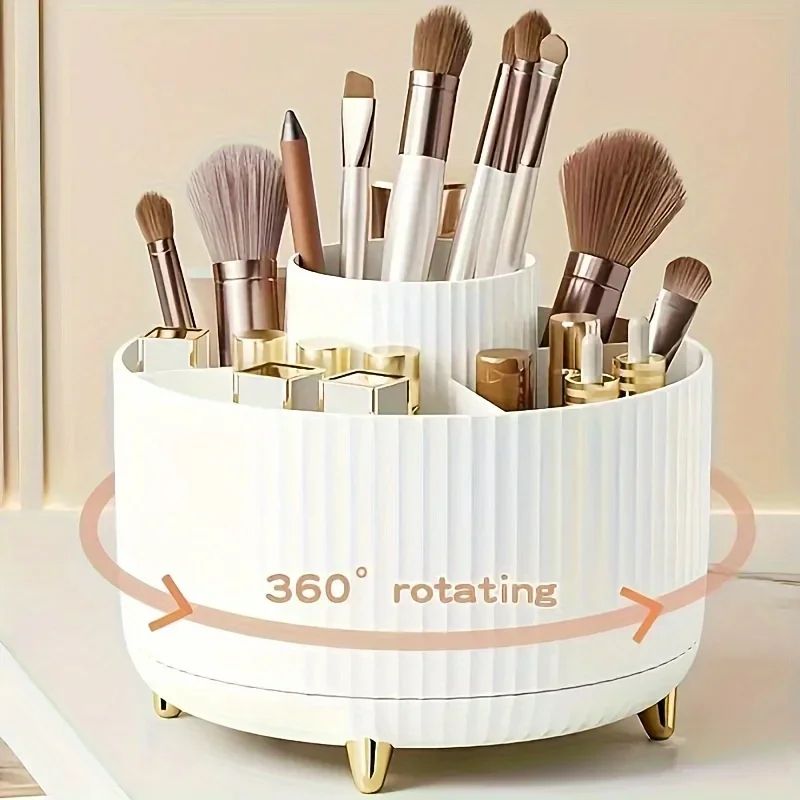 Rotating Desktop Makeup Storage Organizer 2