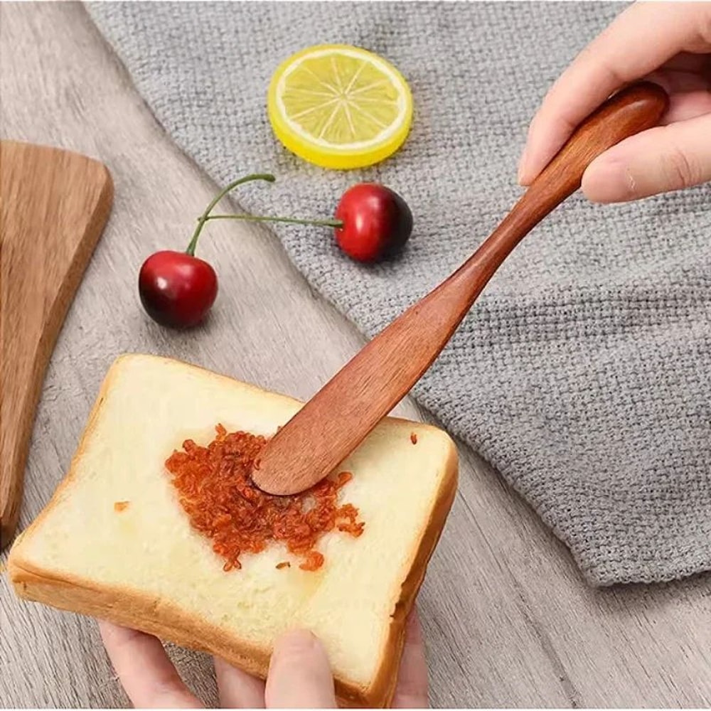 Wooden Butter And Jam Spreader Knife 1