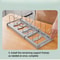 Foldable Kitchen Pot Lid Storage Rack 5