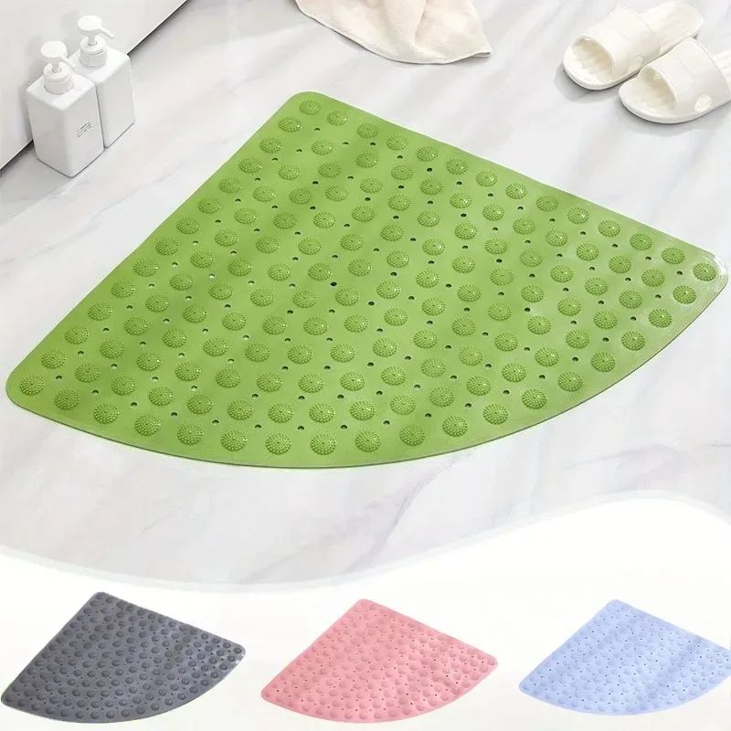 Fan Shaped Anti Slip Bathroom Mat 1