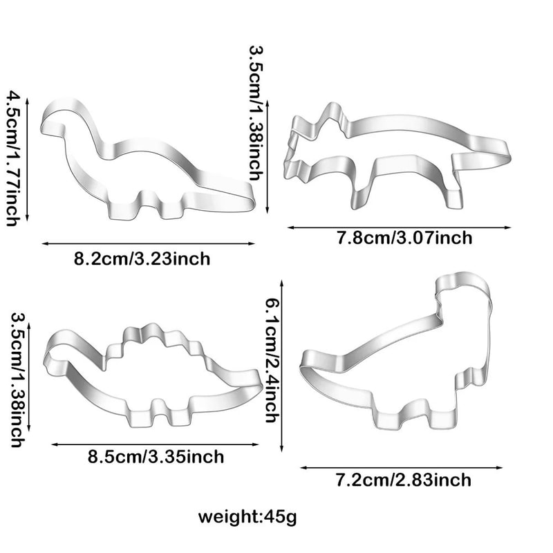 Dinosaur Cookie Cutter Set 2
