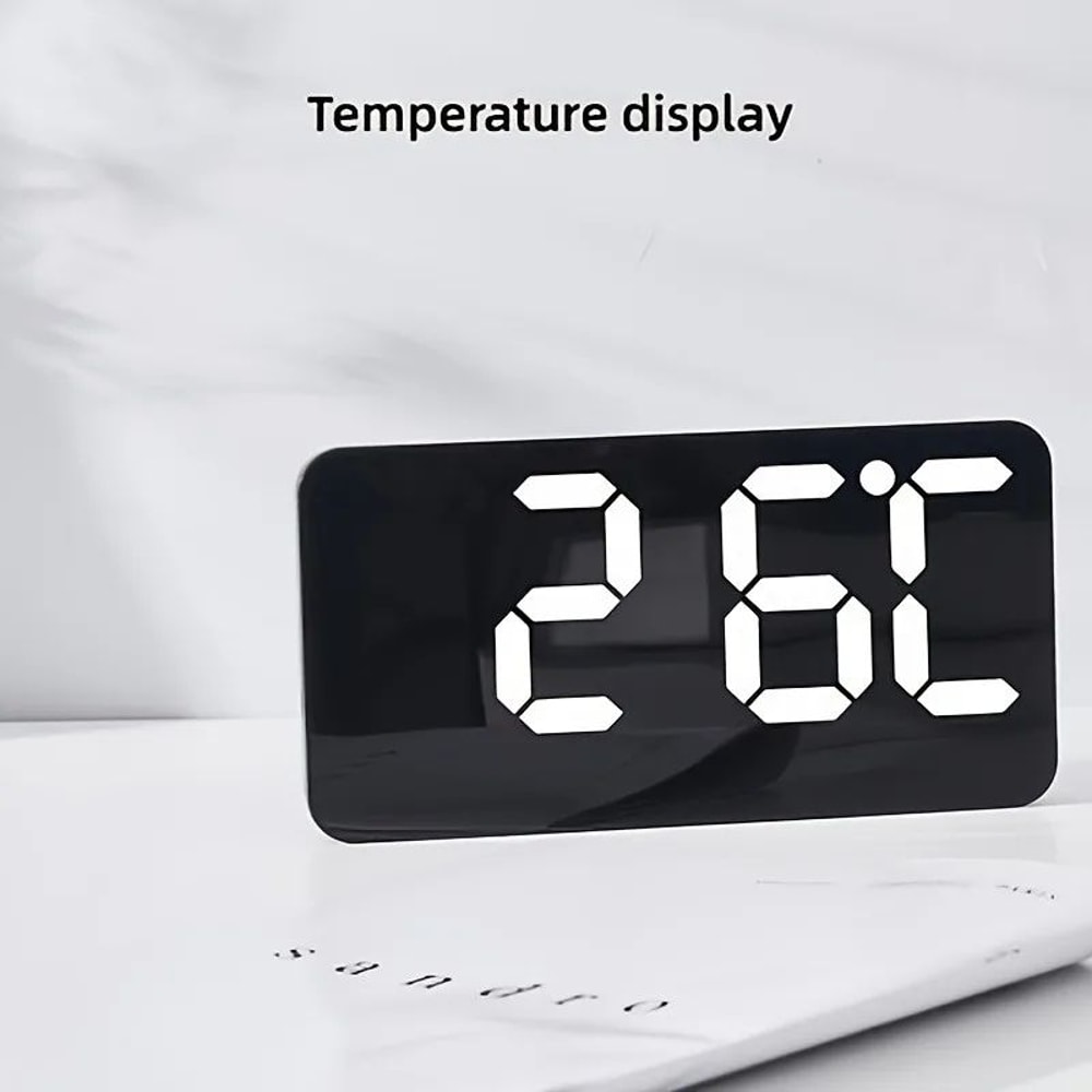 Voice Control Large LED Wall Clock 4