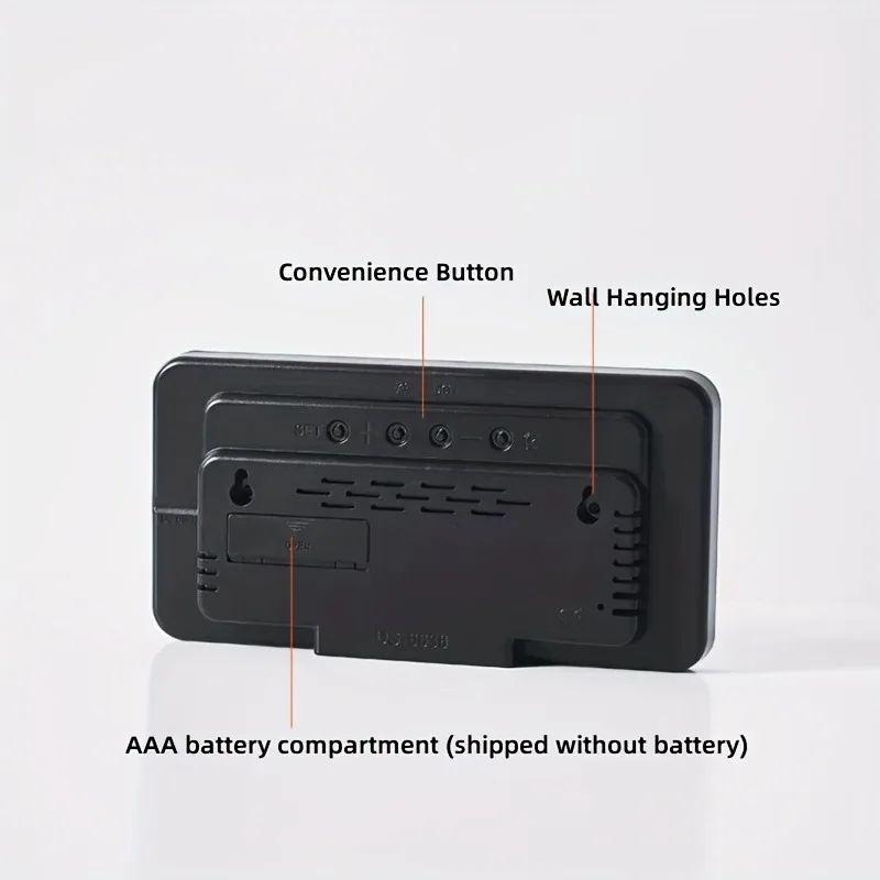 Voice Control Large LED Wall Clock 6