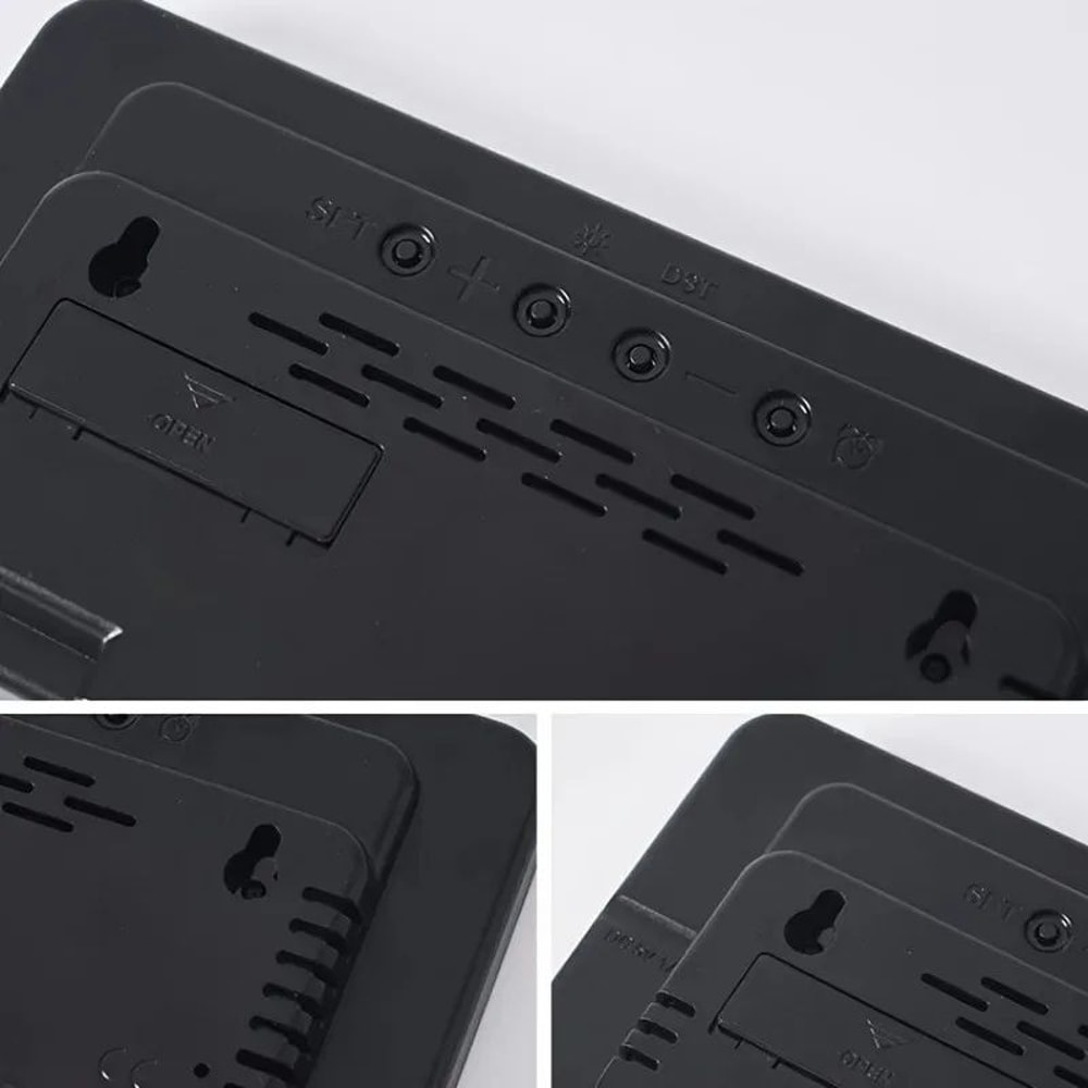 Voice Control Large LED Wall Clock 7