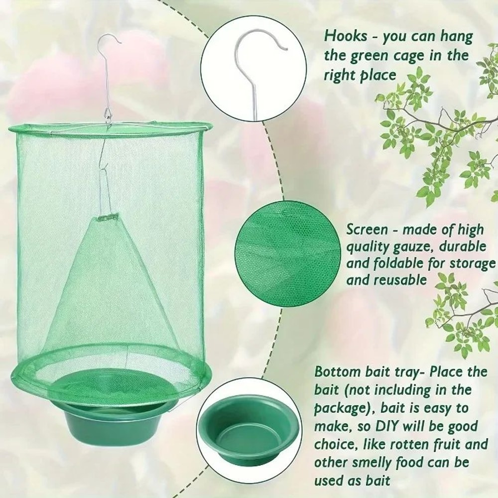 Reusable Hanging Fly Catcher Cage 5