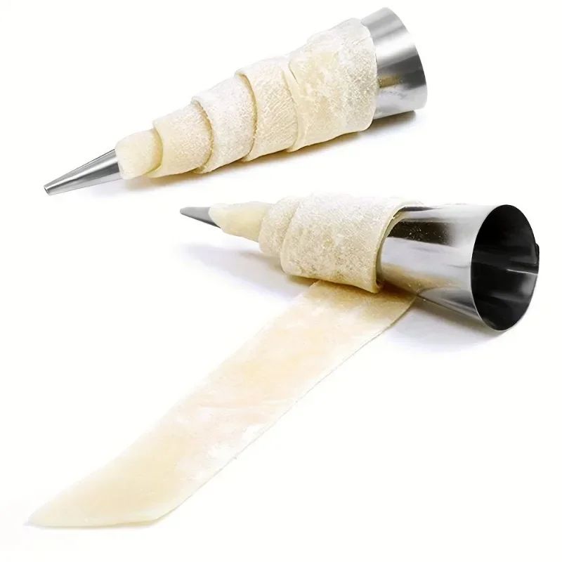 Stainless Steel Cream Horn Mold Set 3